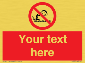 Custom No kite surfing